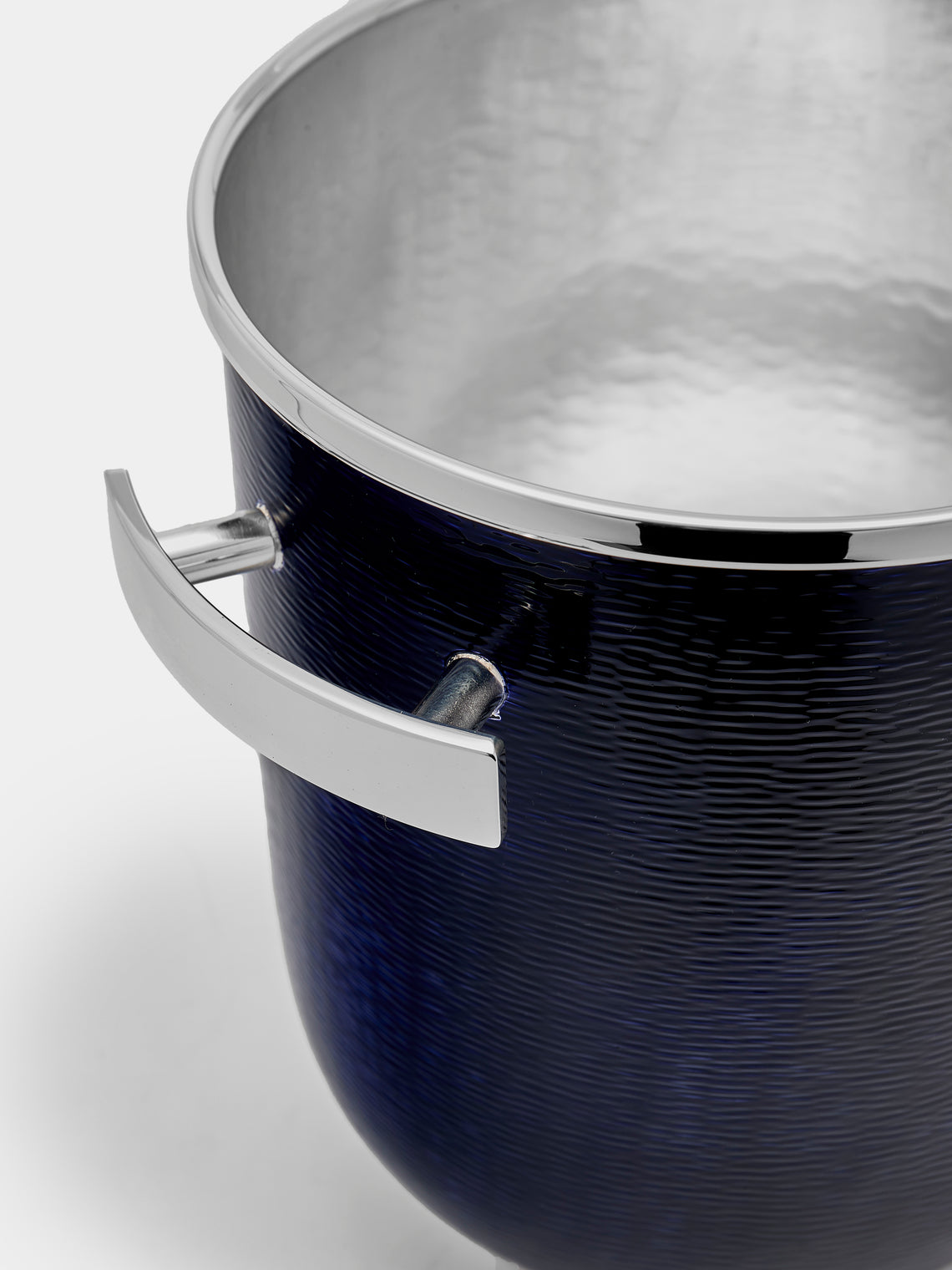 Zanetto - Avant Garde Enamelled Silver-Plated Champagne Bucket -  - ABASK