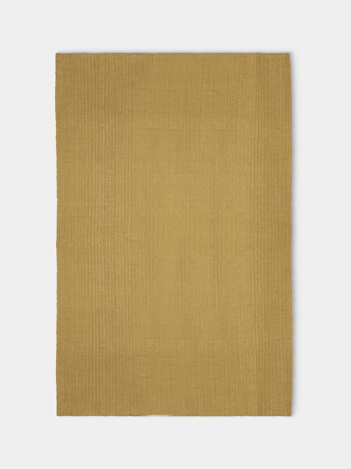 Valentina Hoyos - Hand-Dyed Cotton Throw (106in/2.7m) - Green - ABASK