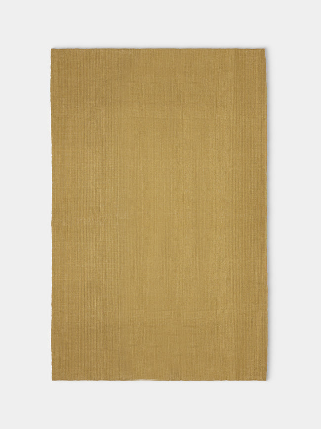 Valentina Hoyos - Hand-Dyed Cotton Throw (106in/2.7m) - Green - ABASK