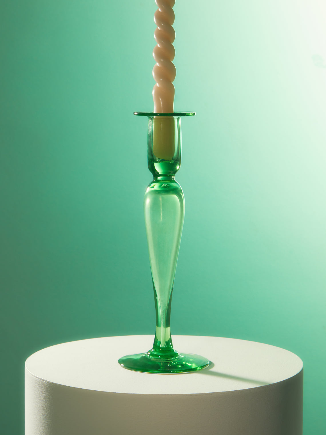 Antique and Vintage - 1920s Frederick Carder for Steuben Glass Candlestick -  - ABASK