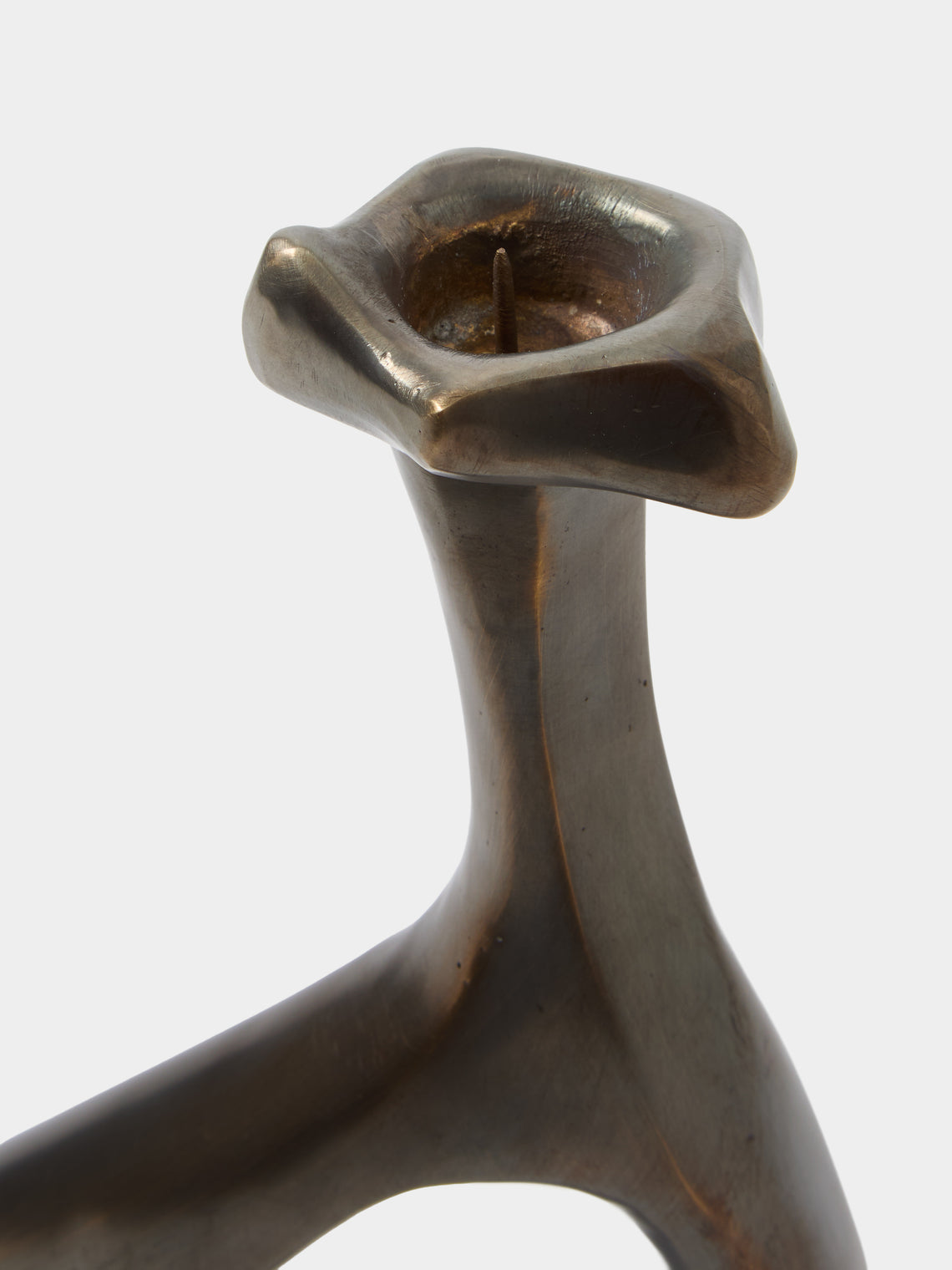 Shaha Raphael - Coven 04 Hand-Cast Brass Candle Holder - Brown - ABASK