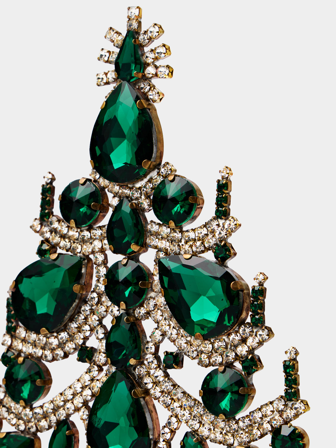 ABASK Decorations - Charming Czech Crystal Tree - Green - ABASK