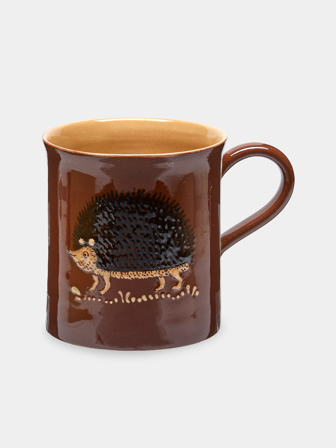 Poterie d’Évires - Animals Hand-Painted Ceramic Mugs (Set of 6) - Light brown - ABASK