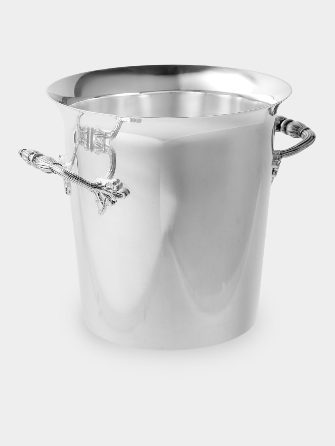 Antique and Vintage - Mid-Century Silver-Plated Champagne Bucket - Silver - ABASK