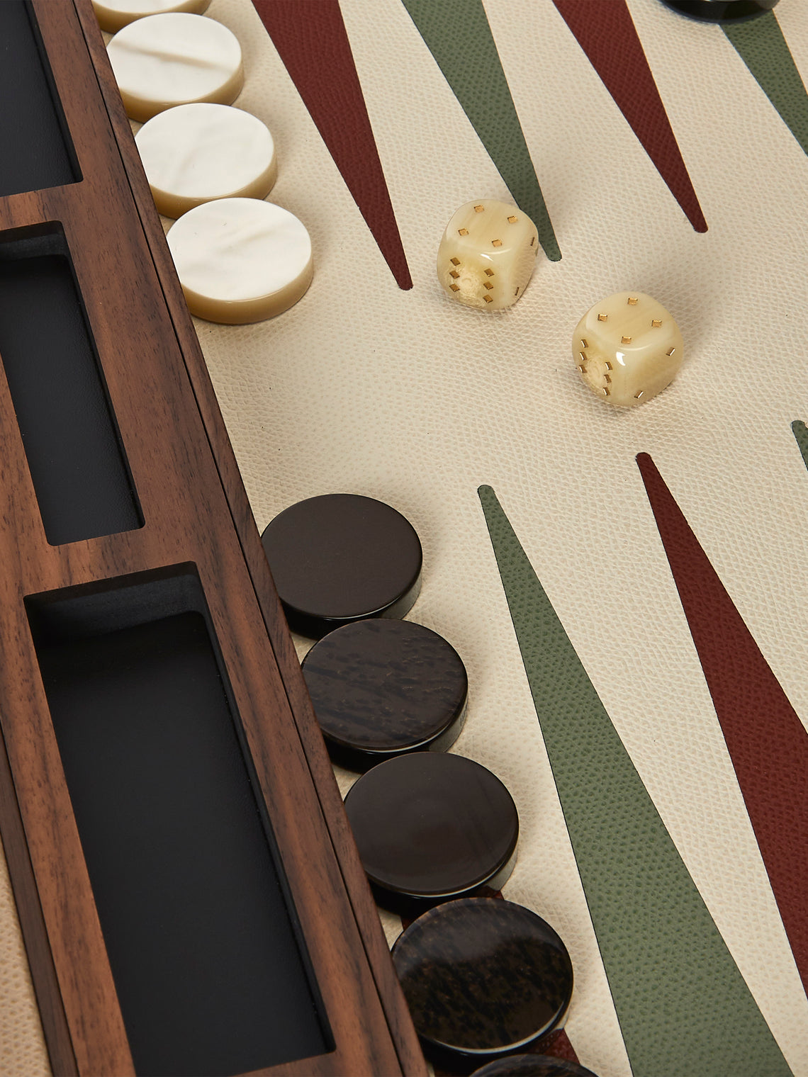 Pinetti - Leather Backgammon Set - Brown - ABASK