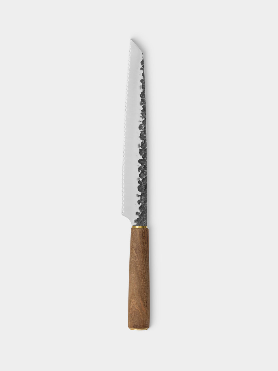 Katto - | Set of 4 | Turkish Walnut Kitchen Knives - Brown - ABASK