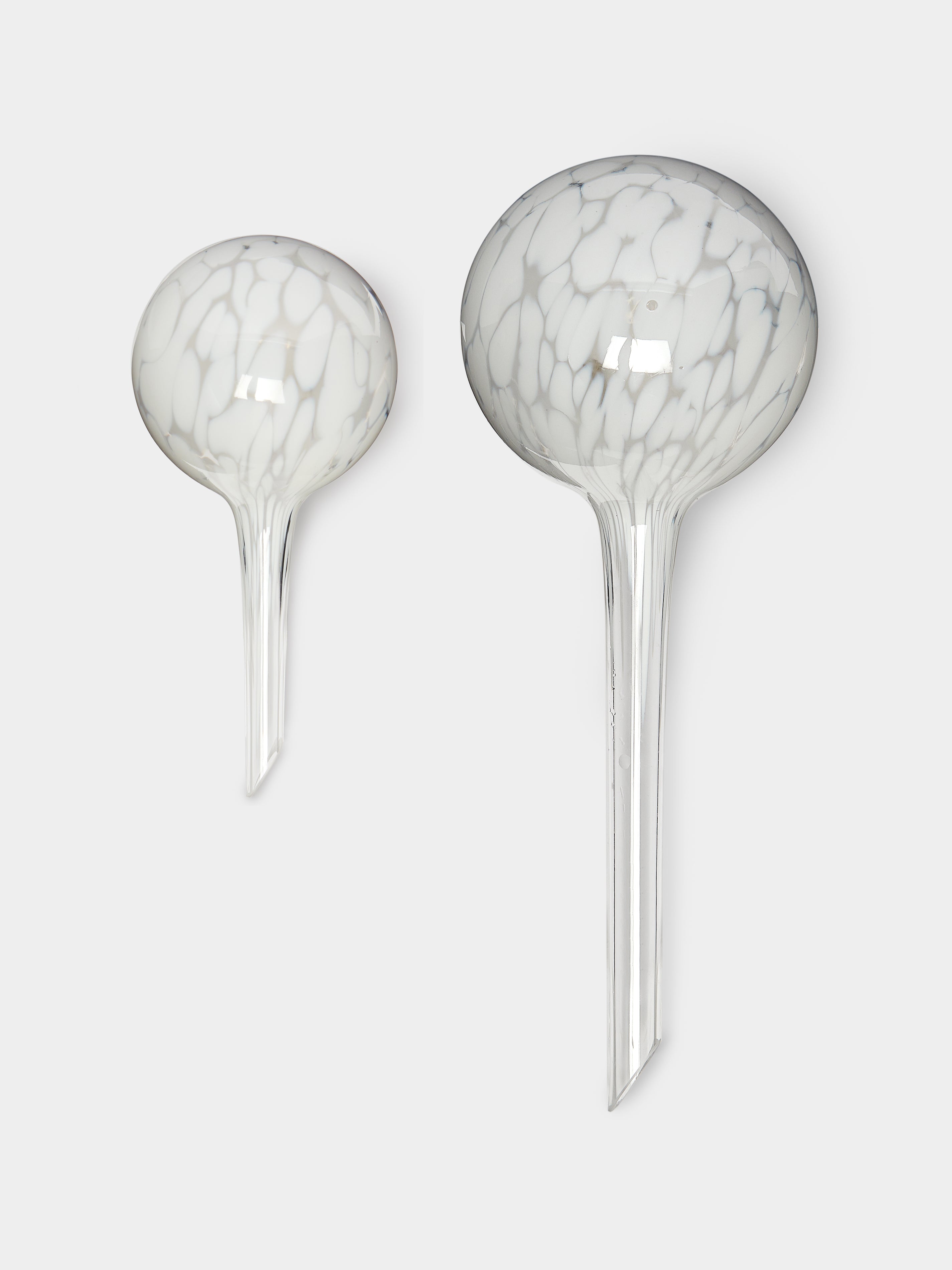 Using Diffusing Globes Clear Hand-Blown Crystal Water-Diffusing Globes (Set of 2) by Dab'O | ABASK