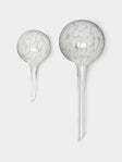 Dab'O - Hand-Blown Crystal Water-Diffusing Globes (Set of 2) - Clear - ABASK - 
