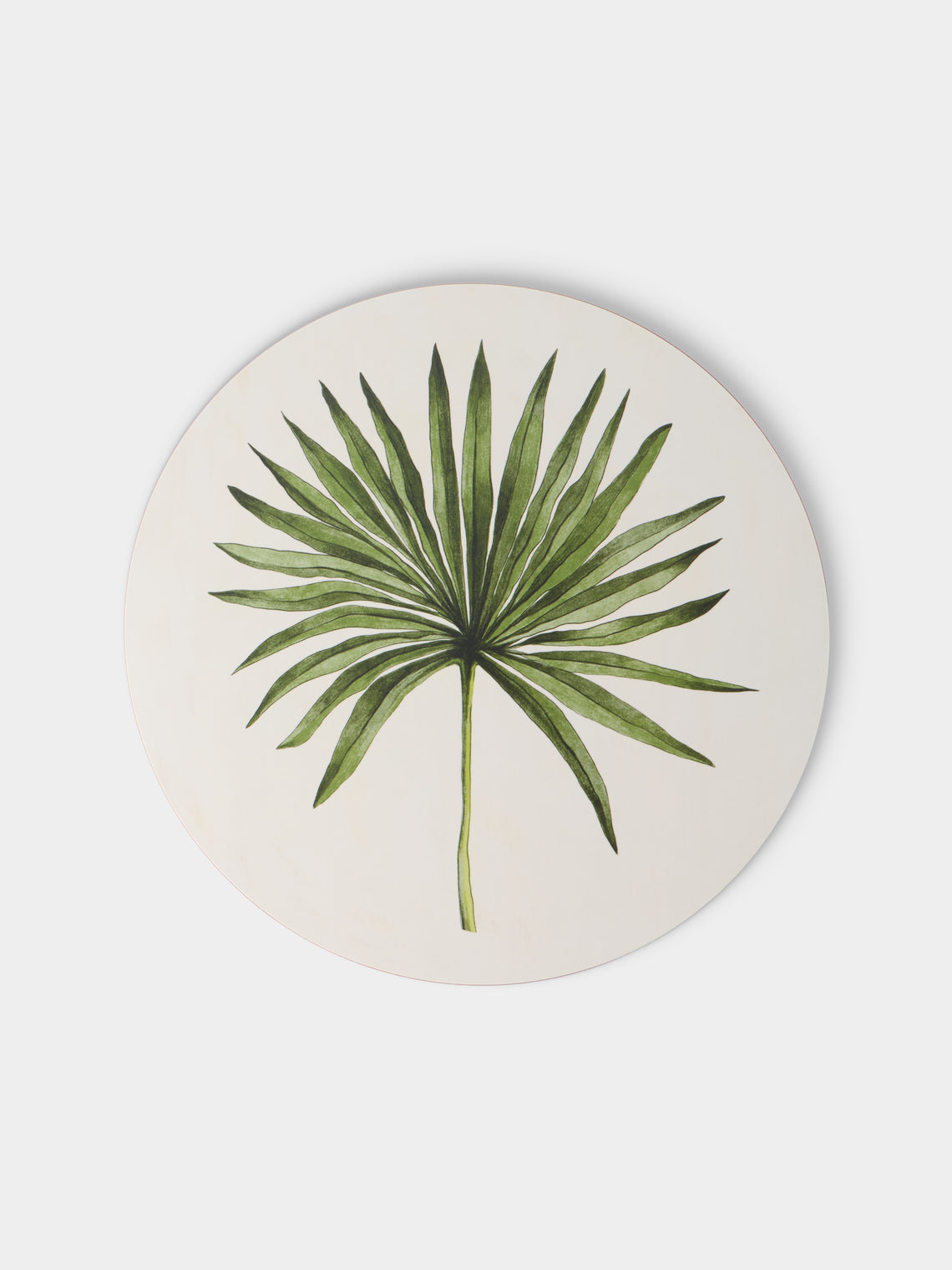 HestiaLiving - | Set of 4 | Palm Tree Wood Placemats - Green - ABASK