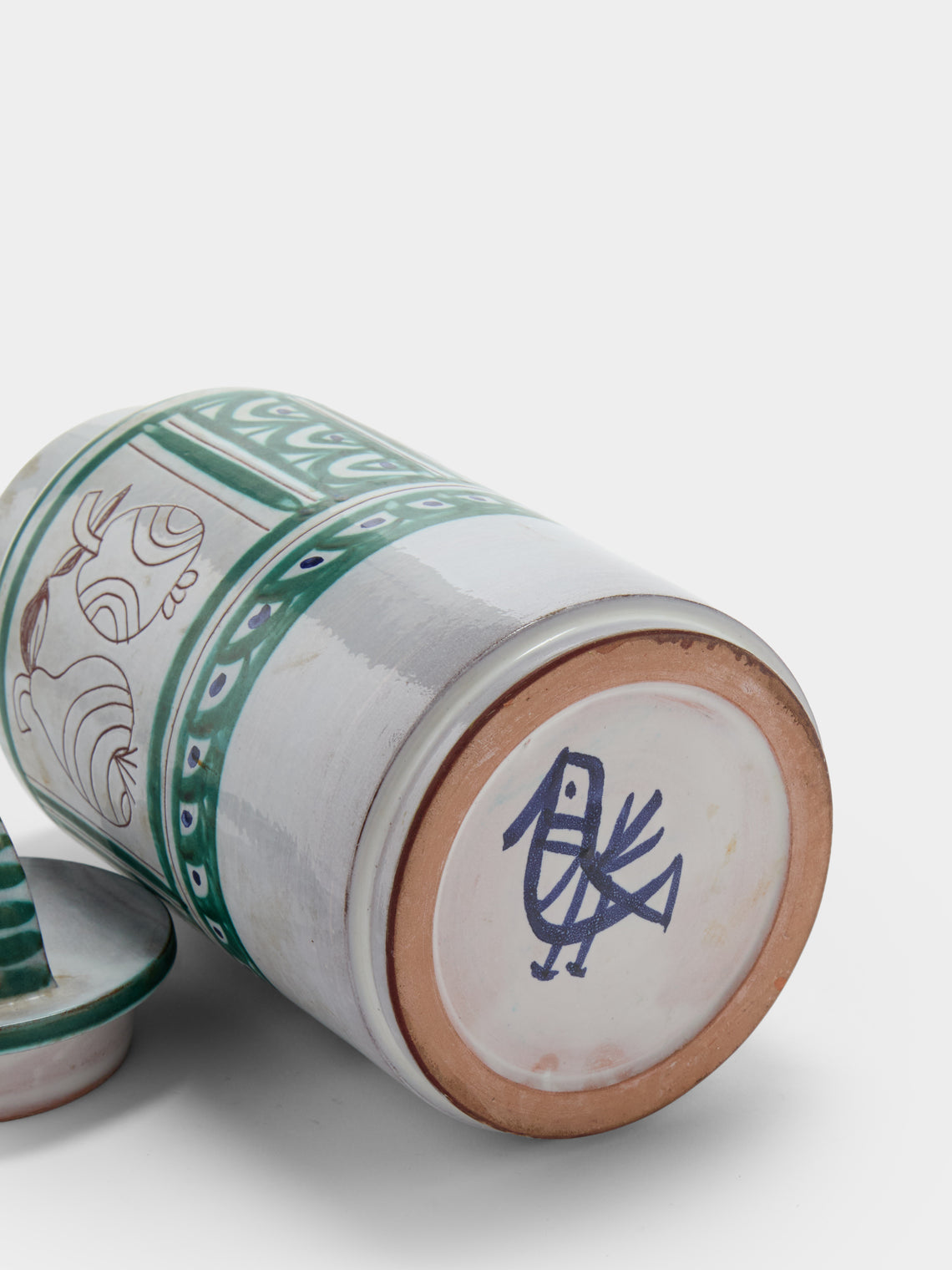 Antique and Vintage - Mid-20th-Century Michel Barbier Apples and Pears Ceramic Jar - Multiple - ABASK