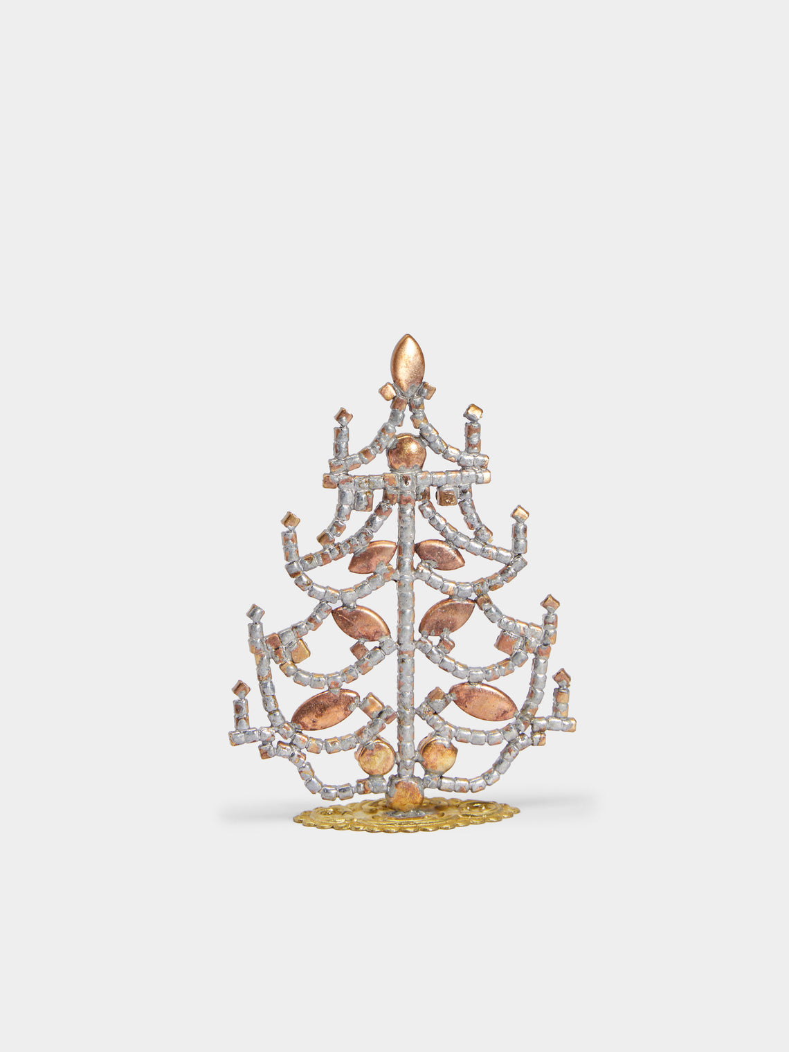 Antique and Vintage - 1930s Czech Gablonzer Jewelled Small Christmas Tree -  - ABASK