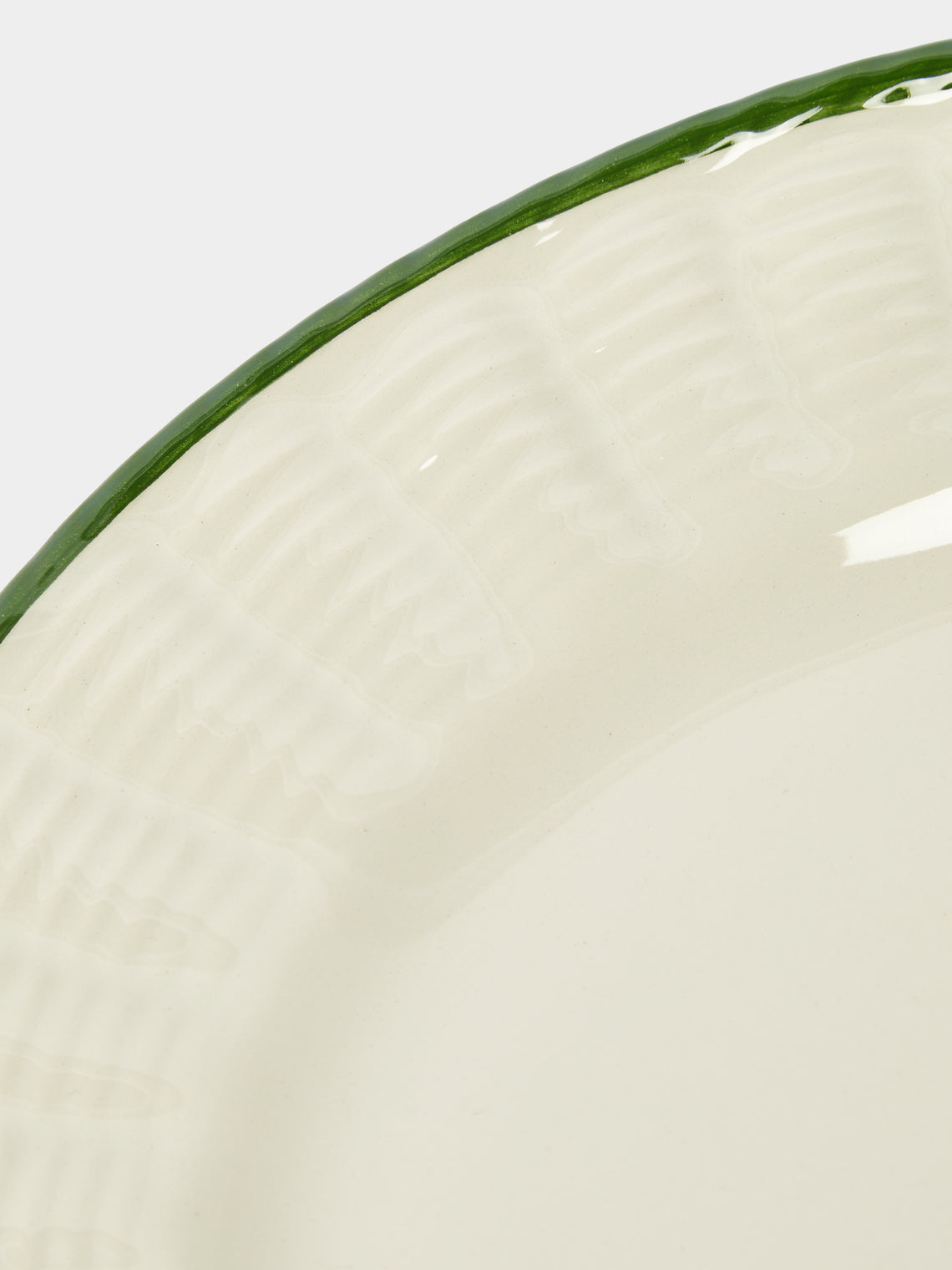 Este Ceramiche - Wicker Hand-Painted Ceramic Dessert Plates (Set of 4) -  - ABASK