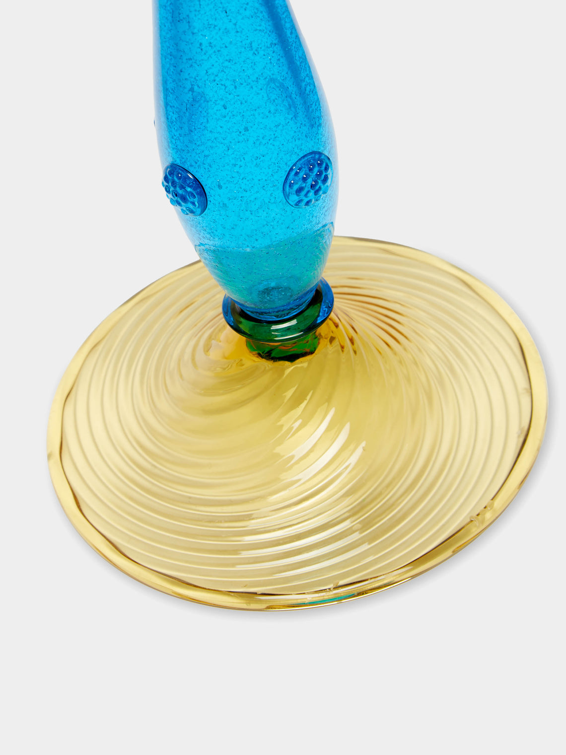 Antique and Vintage - 1920s Frederick Carder for Steuben Glass Candlestick -  - ABASK