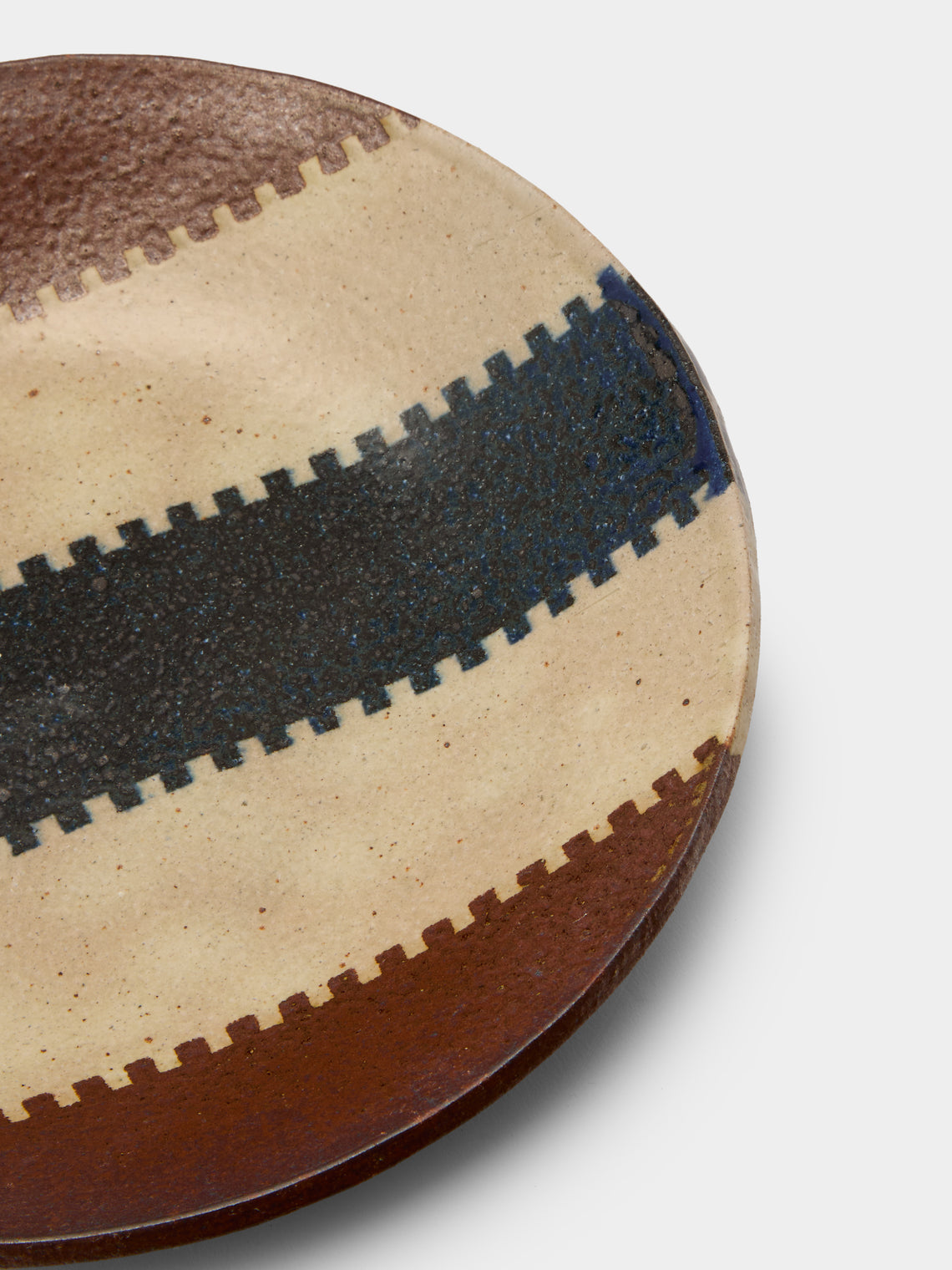 Makidani-gama - No. 2 Nerikomi Ceramic Plates – 8in/21cm (Set of 5) - Multiple - ABASK