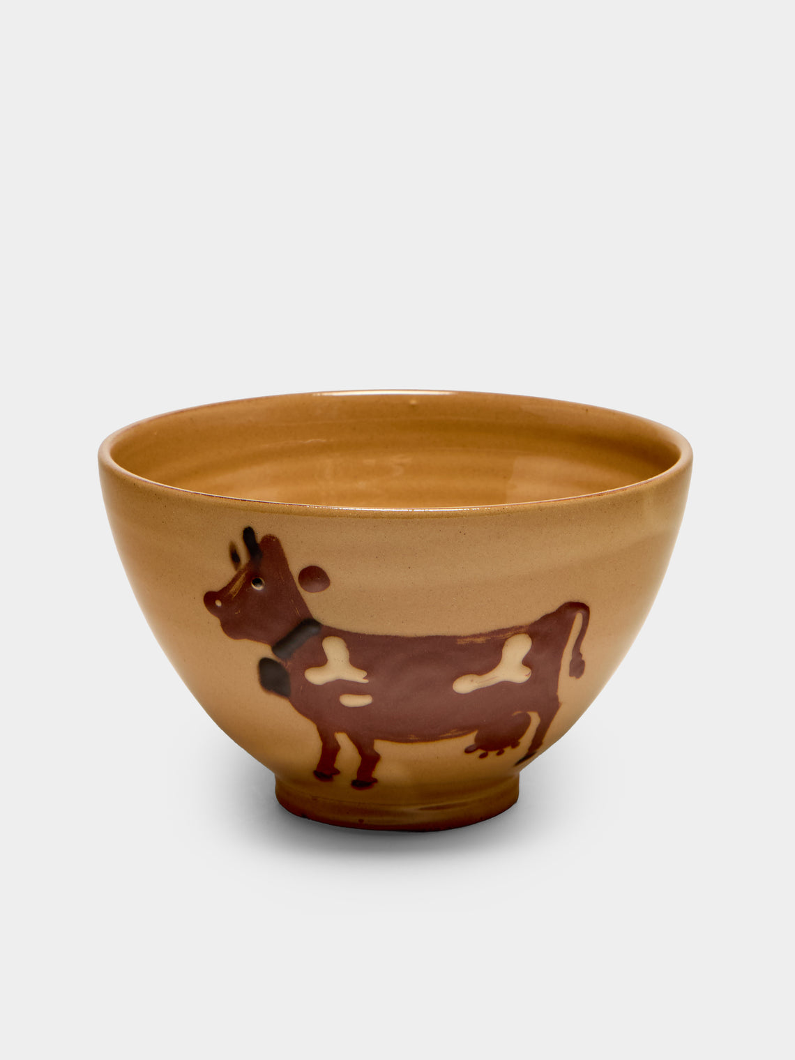 Poterie d’Évires - Cows Hand-Painted Ceramic Bowls (Set of 6) - Multiple - ABASK