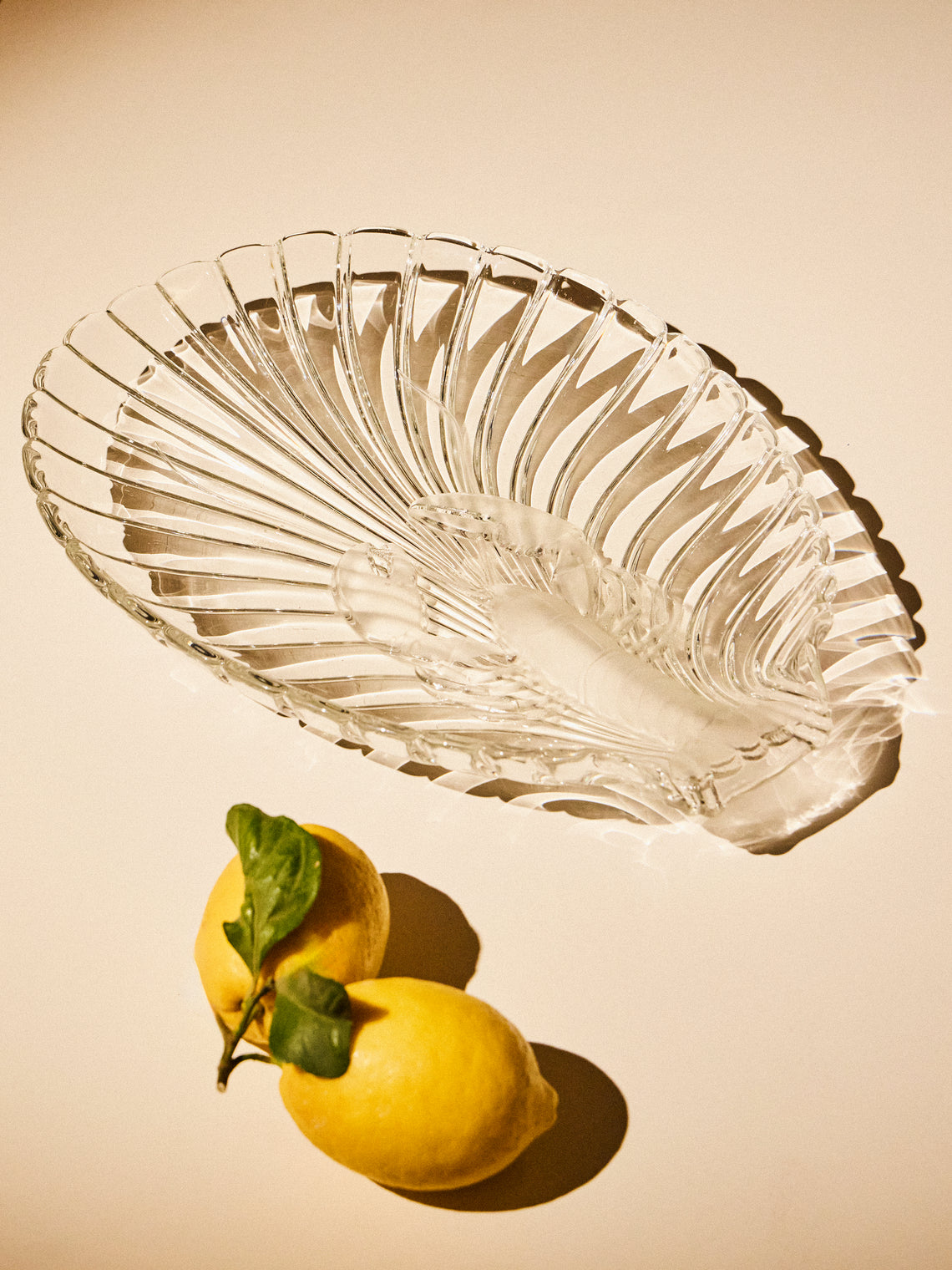 Antique and Vintage - 1930s Daum Crystal Lobster Platter - Clear - ABASK