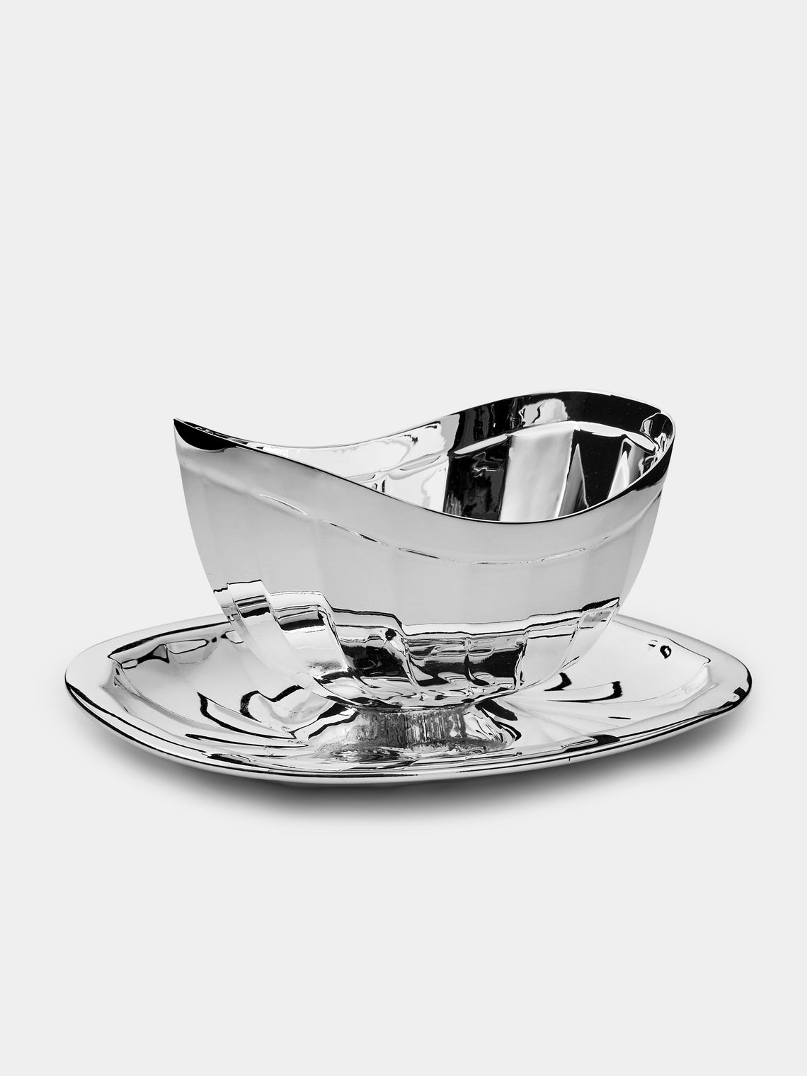 Greggio - Newport Silver-Plated Saucier - Silver - ABASK