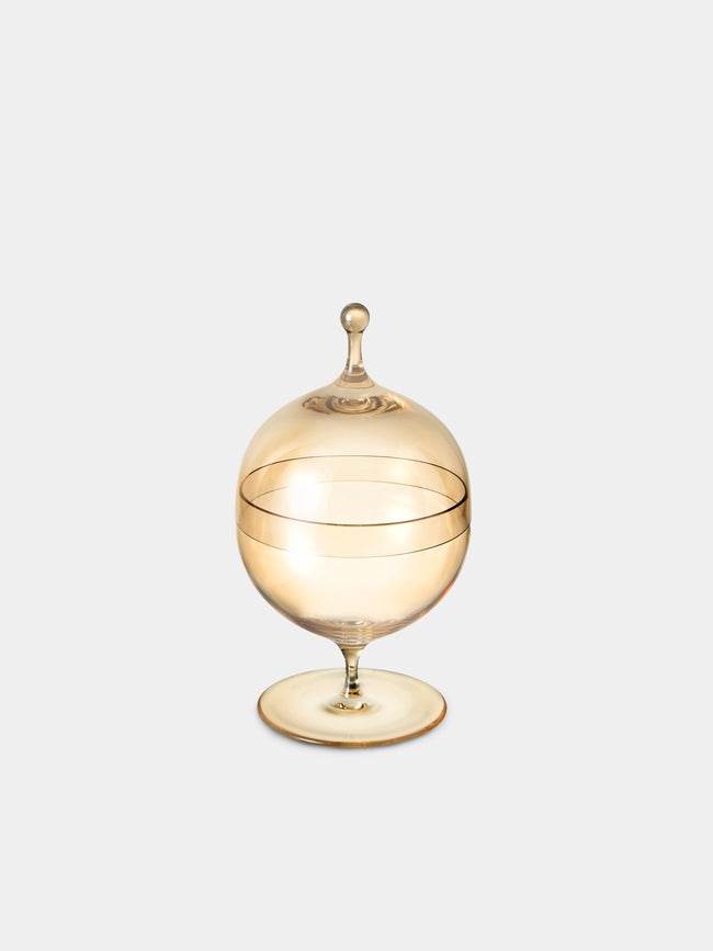 Lobmeyr - Hand-Blown Crystal Candy Dish III - Gold - ABASK - 