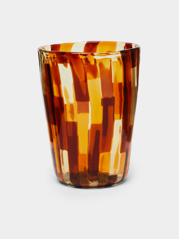 F&M Ballarin - Acquamarina Hand-Blown Murano Glass Tumblers (Set of 6) -  - ABASK - 