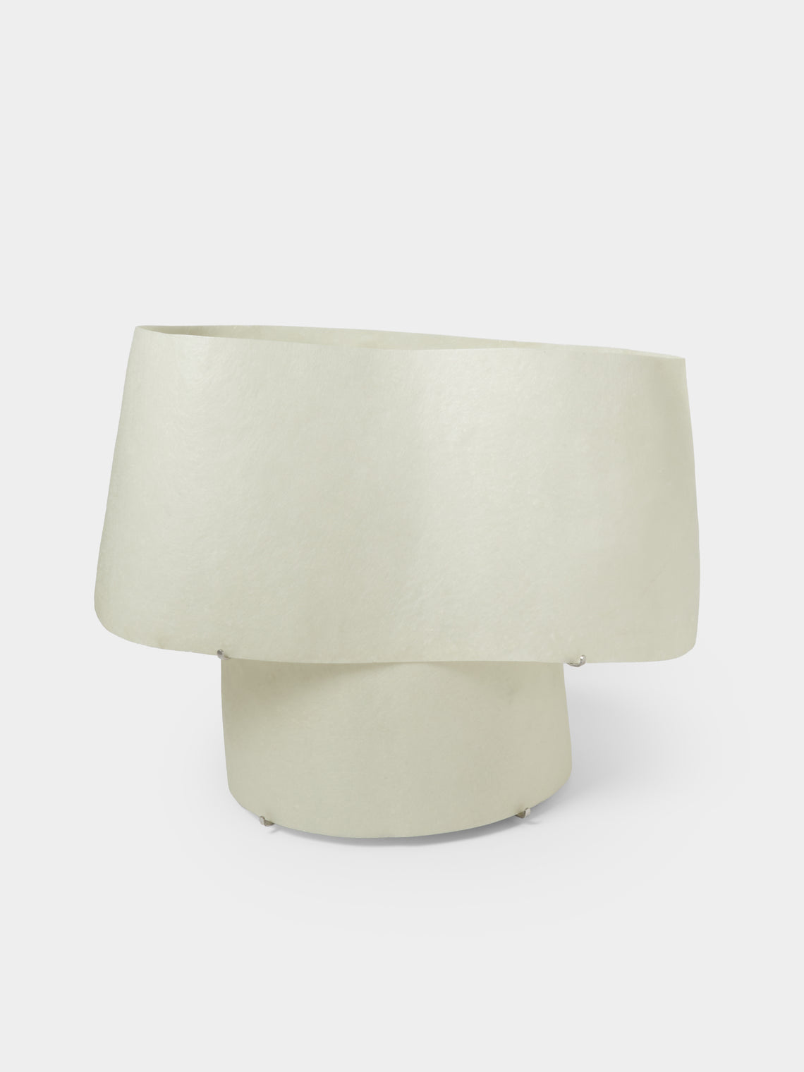 Kilzi - The Mush Fiberglass Low Table Lamp - Ivory - ABASK - 