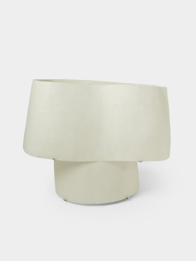 Kilzi - The Mush Fiberglass Low Table Lamp - Ivory - ABASK - 
