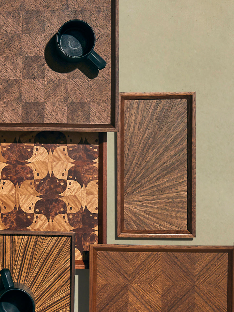 Mori Kougei - Poke Walnut Cutlery Tray (10.5in/26.5cm) - Brown - ABASK