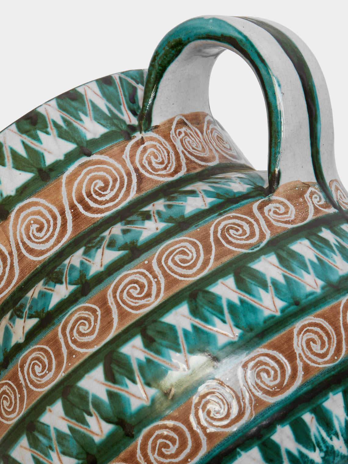 Antique and Vintage - 1950s Robert Picault Ceramic Handled Pot -  - ABASK