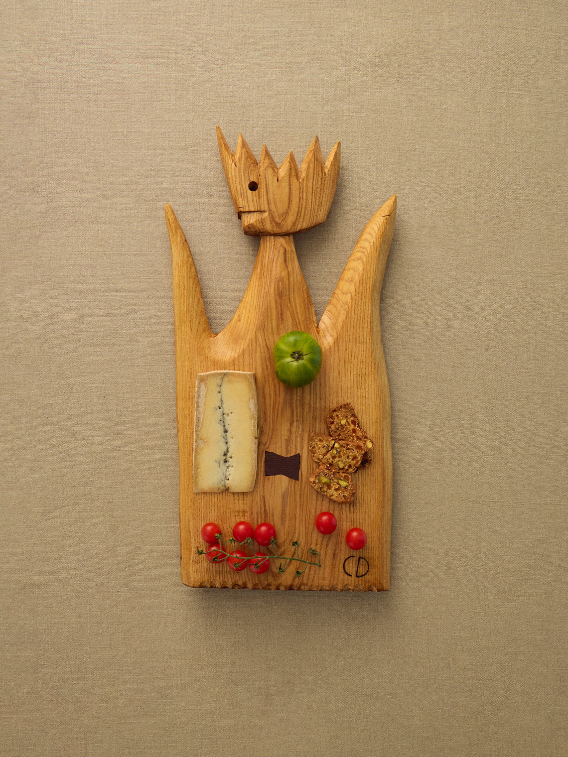 Eliot Daguet - Hand-Carved Ash Serving Board - Natural - ABASK