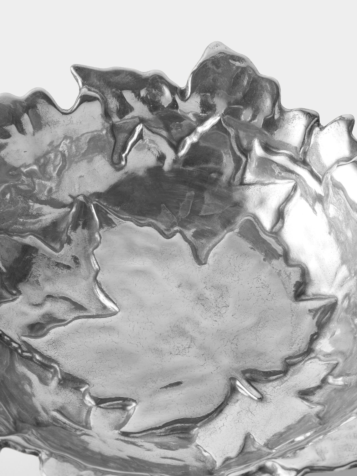 Antique and Vintage - 20th-Century Silver-Plated Trinket Tray (10.5in/27cm) - Silver - ABASK