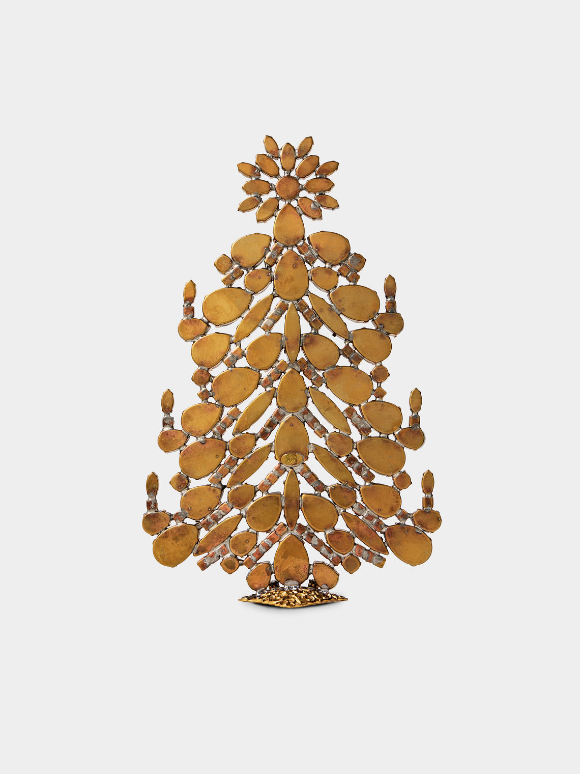 ABASK Decorations - Festive Czech Crystal Tree - Green - ABASK