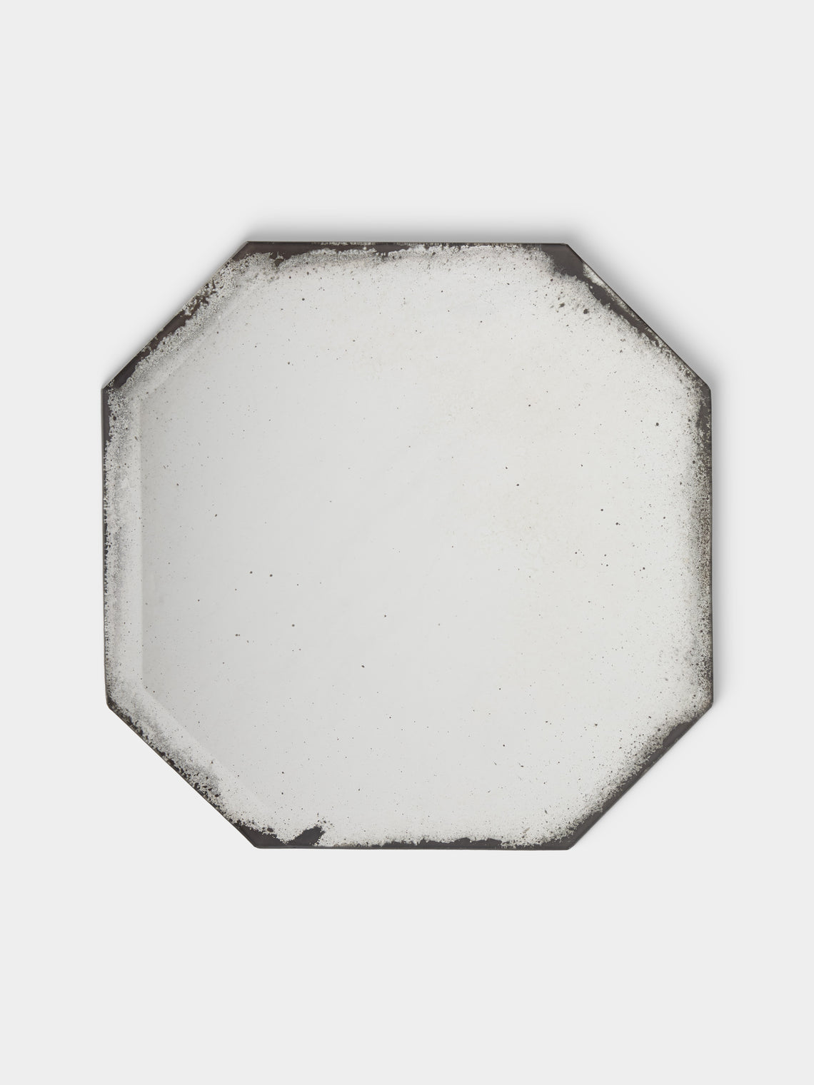 Borgo delle Tovaglie - Octo Mirrored Glass Placemats (Set of 6) - Silver - ABASK