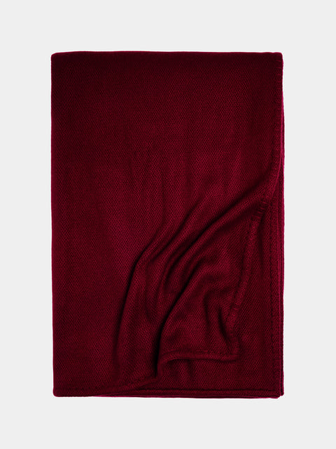 Rose Uniacke - Hand-Dyed Cashmere Large Blanket -  - ABASK - 