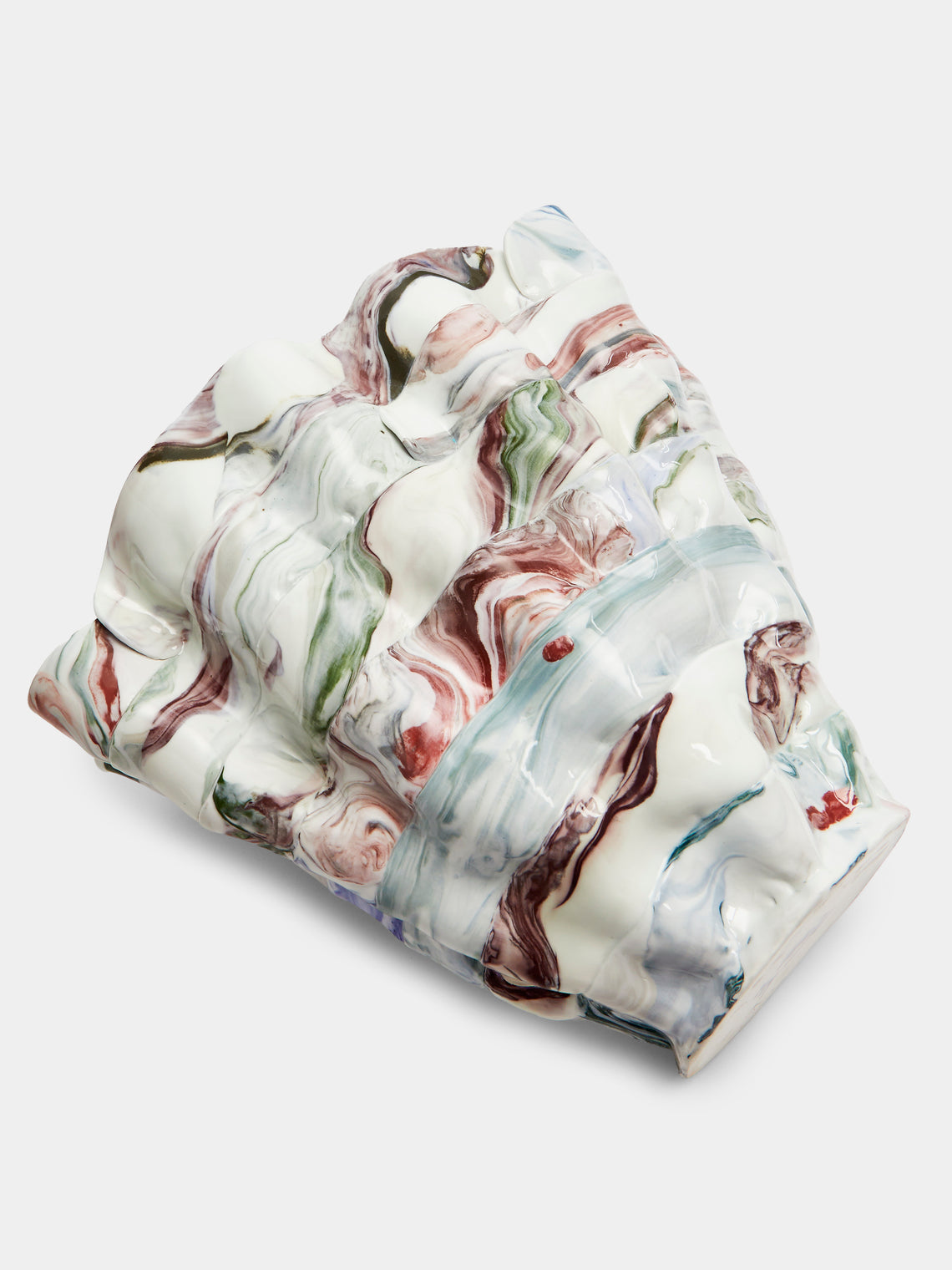 Luisa Maisel - Glossy Porcelain Vase (14in/36cm) - Multiple - ABASK