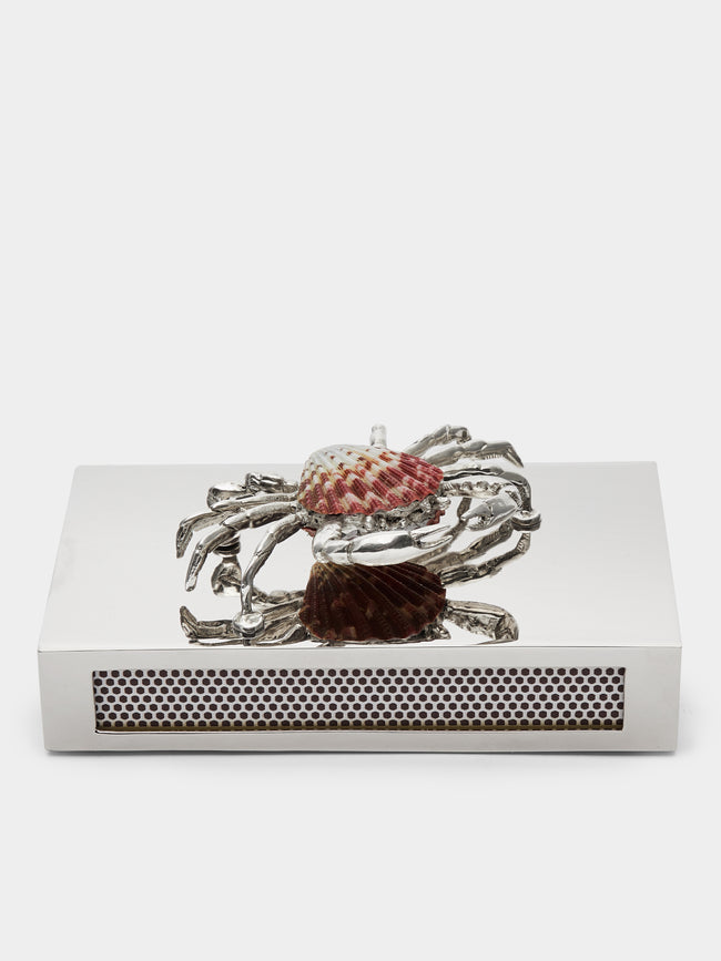 Objet Luxe - Silver-Plated and Shell Matchbox Cover -  - ABASK - 