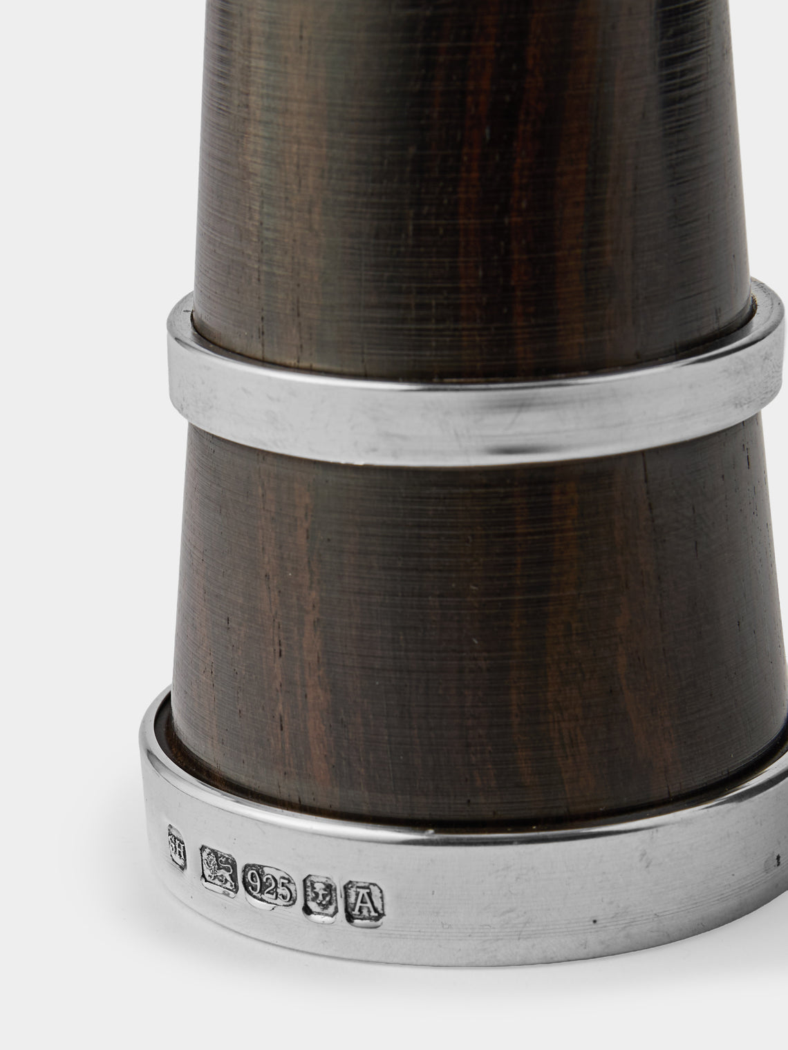 Au Bain Marie - Ebony and Sterling Silver Pepper Mill - Brown - ABASK