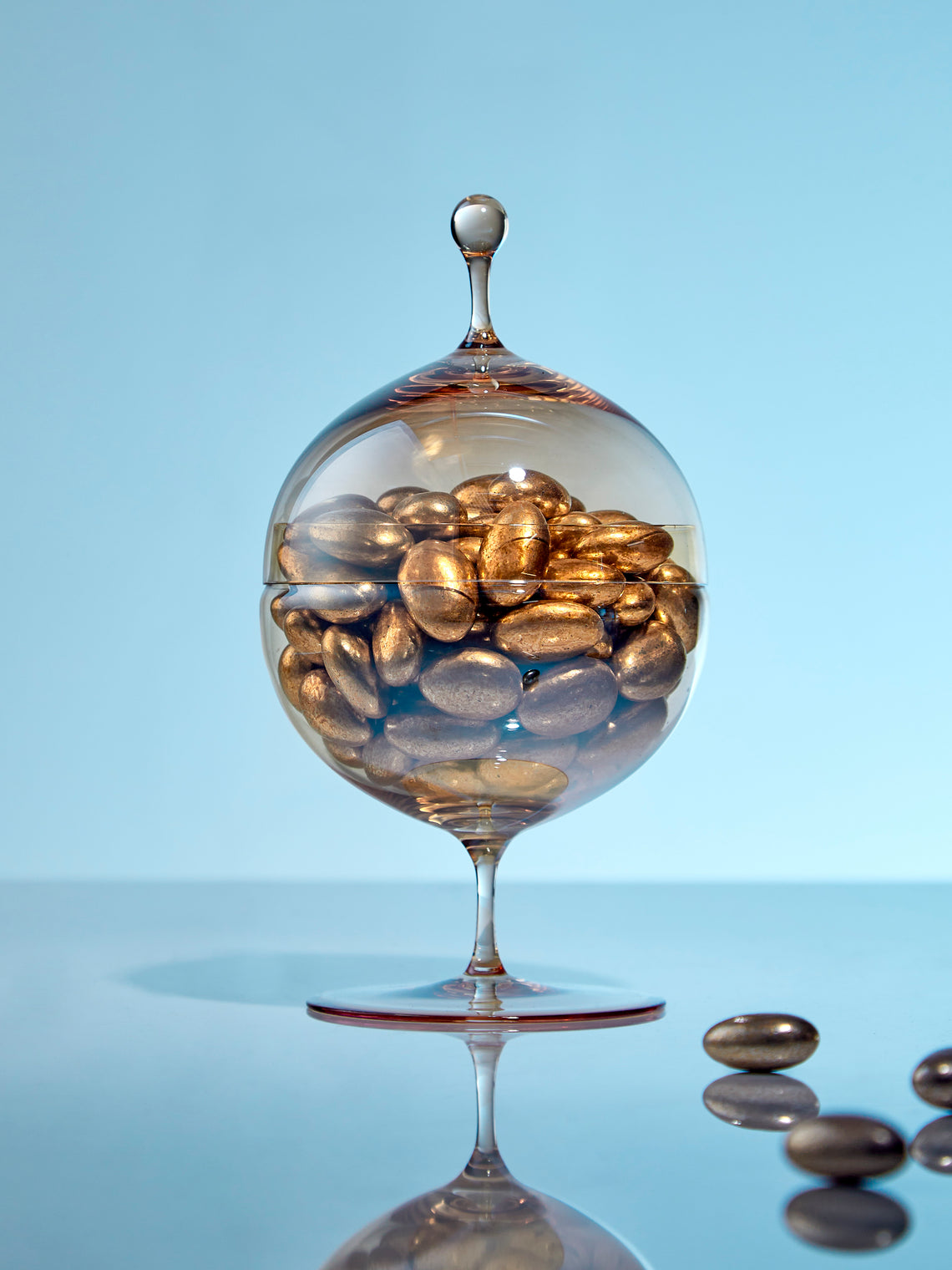 Lobmeyr - Hand-Blown Crystal Candy Dish II - Gold - ABASK