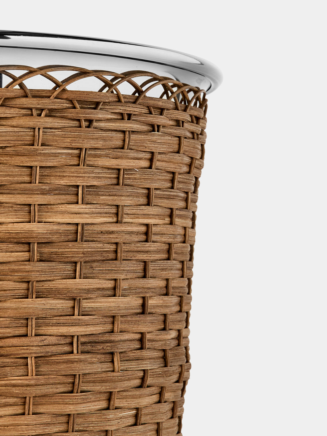 Pigment France - Menton Rattan Champagne Bucket - Brown - ABASK
