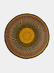 Baba Tree - Handwoven Elephant Glass Placemats (Set of 4) - Yellow - ABASK - 