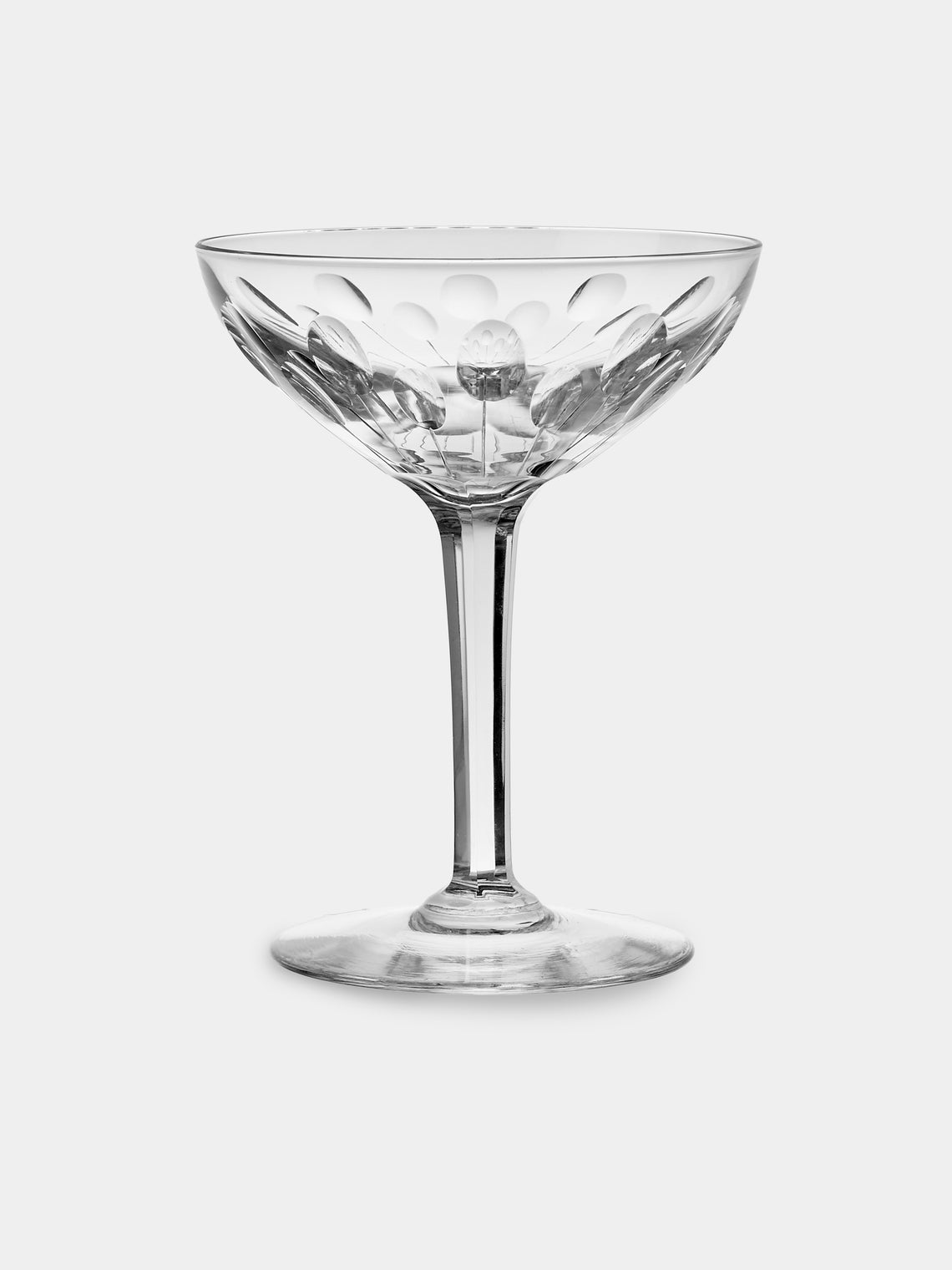 Antique and Vintage - Early-20th-Century Baccarat Crystal Champagne Coupes (Set of 6) - Clear - ABASK - 
