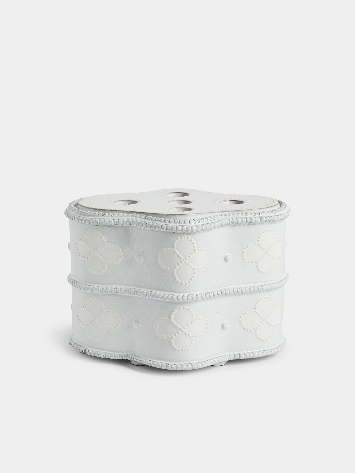 Emily Mitchell - Hand-Built Ceramic Bough Vase - White - ABASK - 