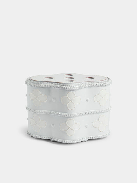 Emily Mitchell - Hand-Built Ceramic Bough Vase - White - ABASK - 