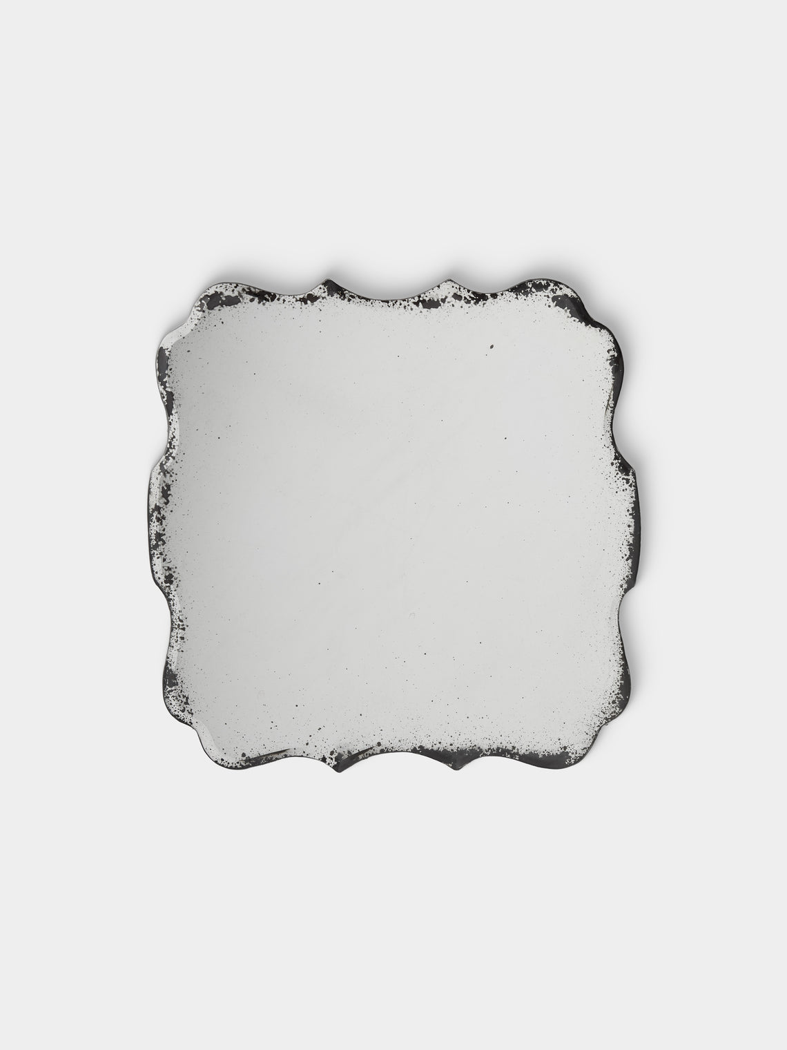 Borgo delle Tovaglie - Firenze Mirrored Glass Placemats (Set of 6 - Silver - ABASK