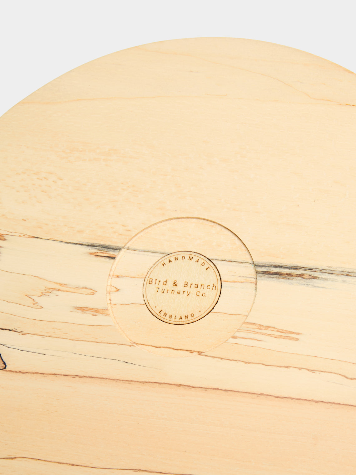 Bird & Branch - Hand-Turned Spalted Beech Large Bowl - Natural - ABASK