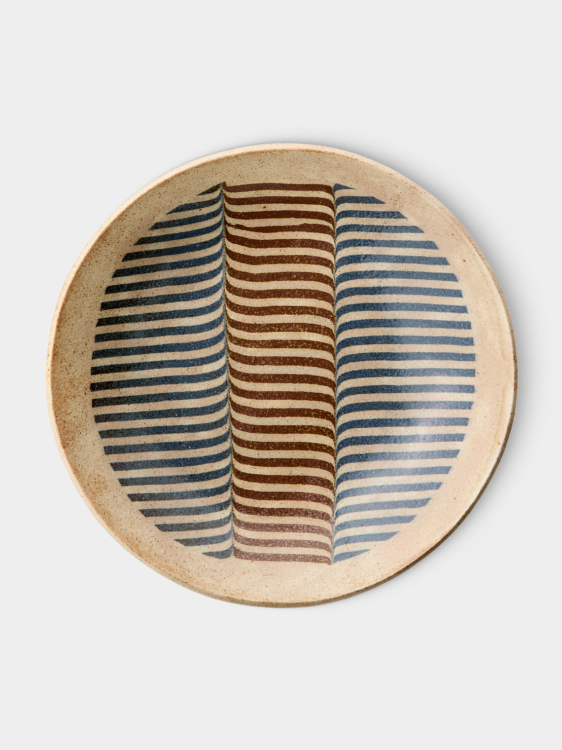 Makidani-gama - Nerikomi Ceramic Serving Plates – 12in/30cm (Set of 2) - Multiple - ABASK - 
