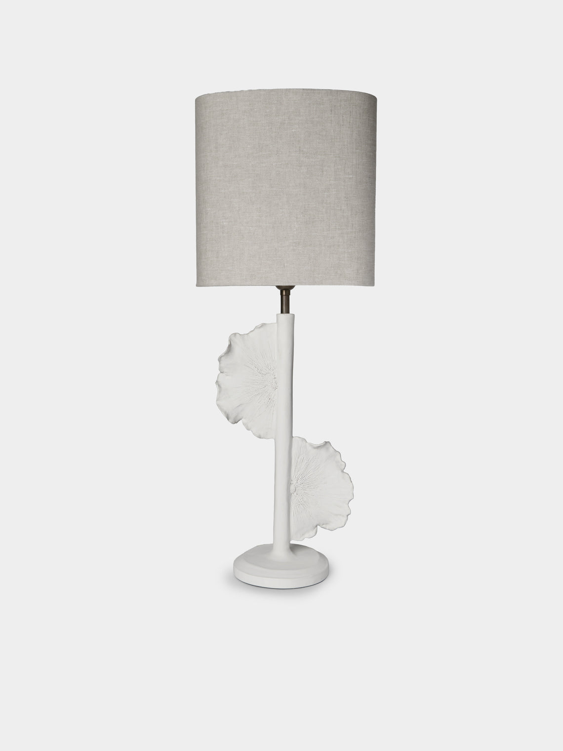 Legato Studio - Prudence Hand-Cast Composite Table Lamp - Ivory - ABASK - 