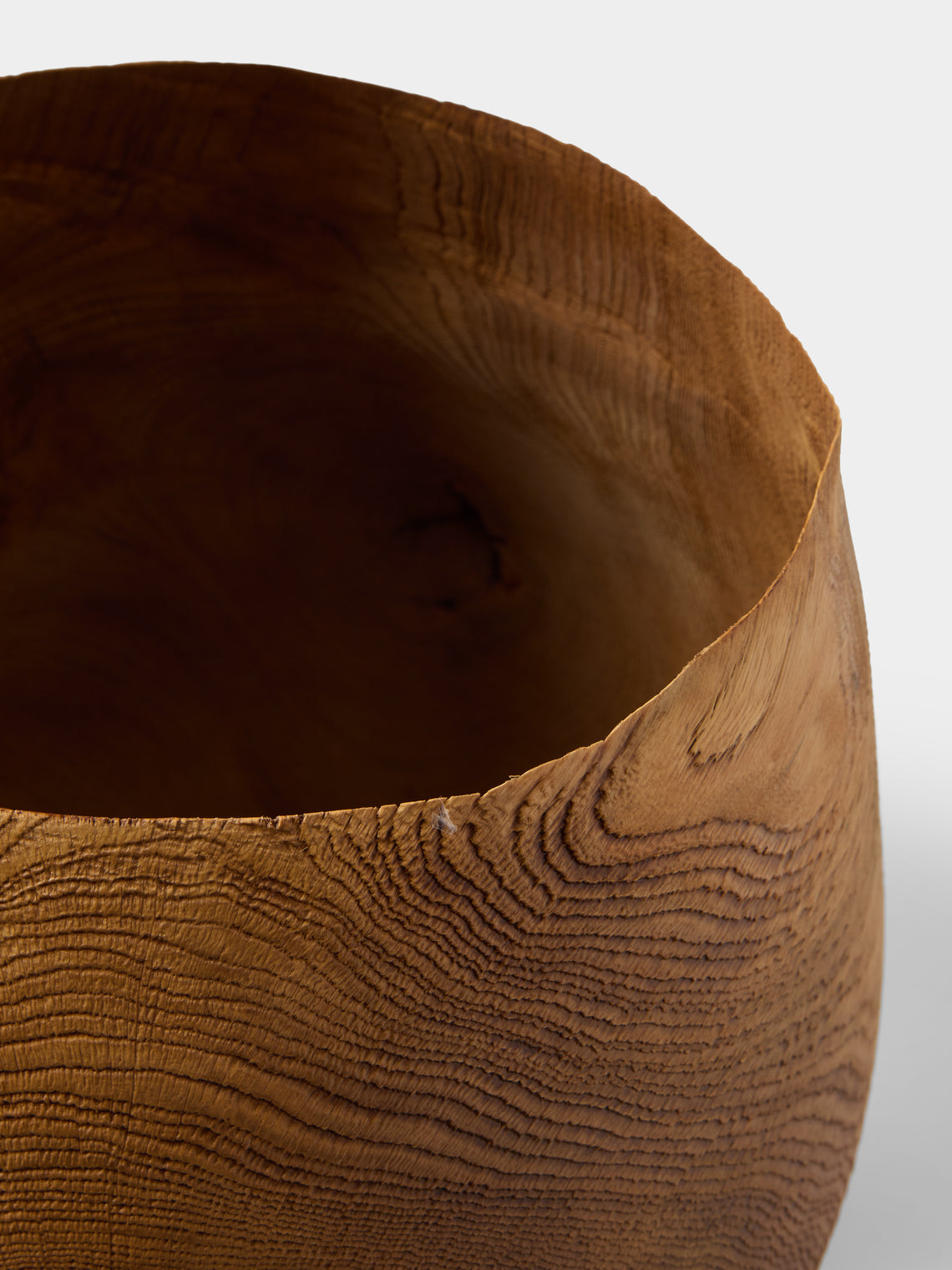 Friedemann Buehler - Hand-Turned Oak Bowl - Brown - ABASK