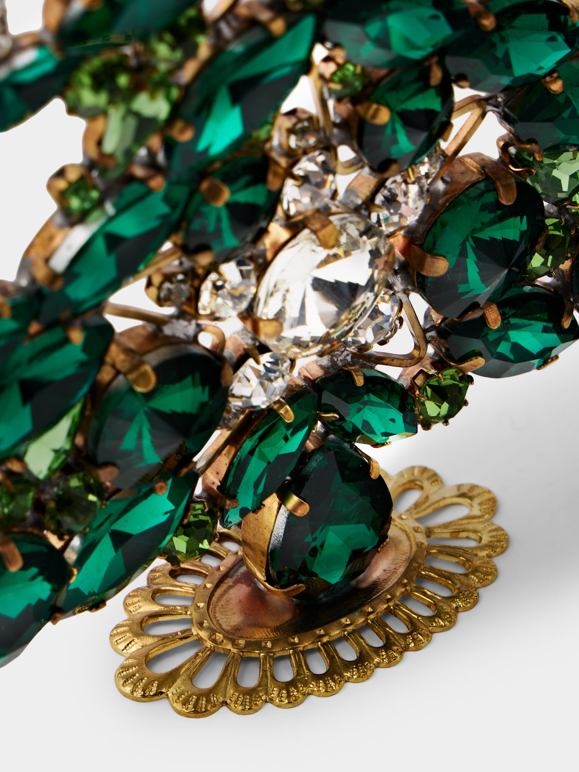 ABASK Decorations - Stars Czech Crystal Tree - Green - ABASK
