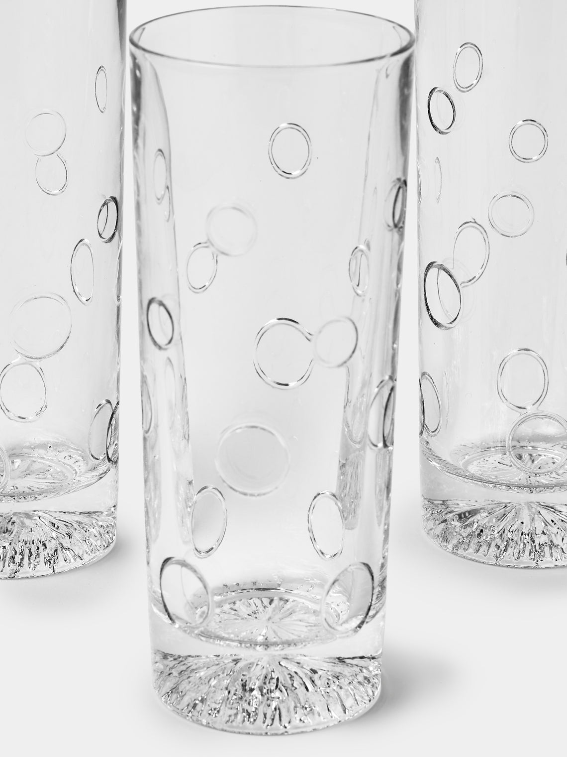 Antique and Vintage - 1960s Calp Crystal Glasses (Set of 6) - Clear - ABASK