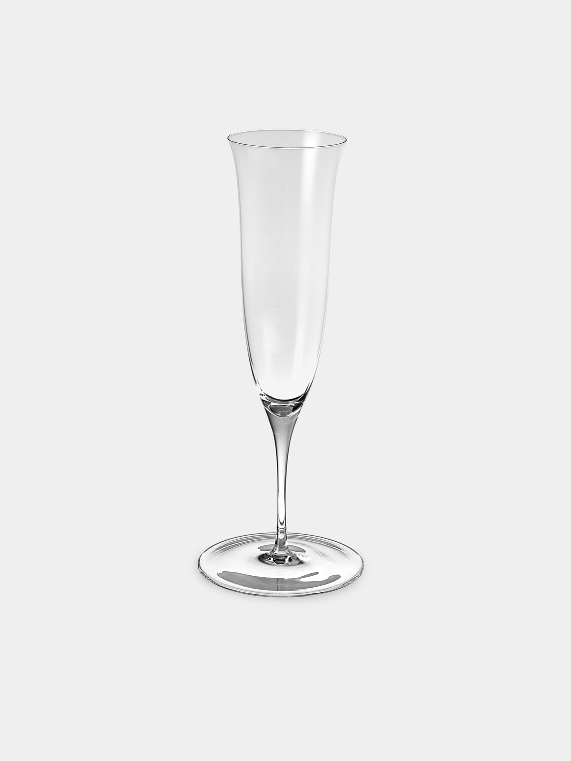 Lobmeyr - | Set of 2| Patrician Crystal Champagne Flutes - Clear - ABASK