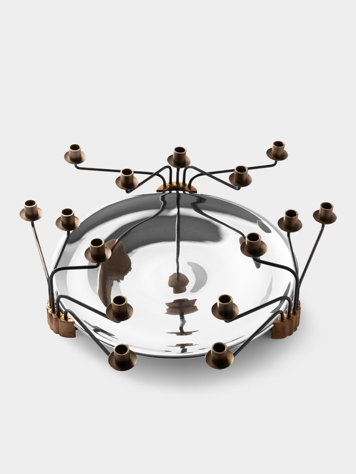 San Lorenzo - 1992 Afra and Tobia Scarpa No. 68 Pure Silver Candelabra - Silver - ABASK